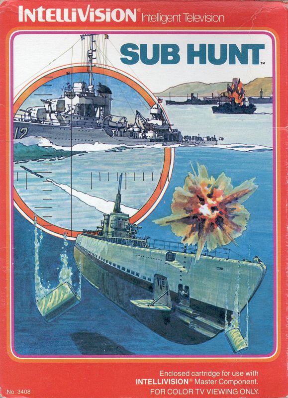 Sub Hunt box art for Intellivision